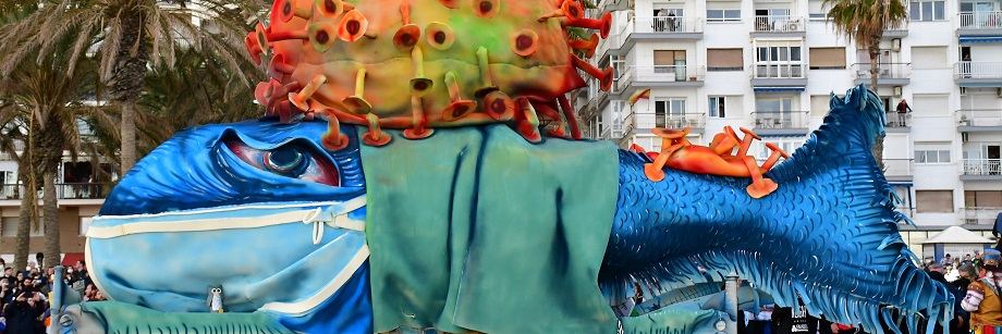 Carnaval Málaga: Begrafenis van 'El Boquerón'